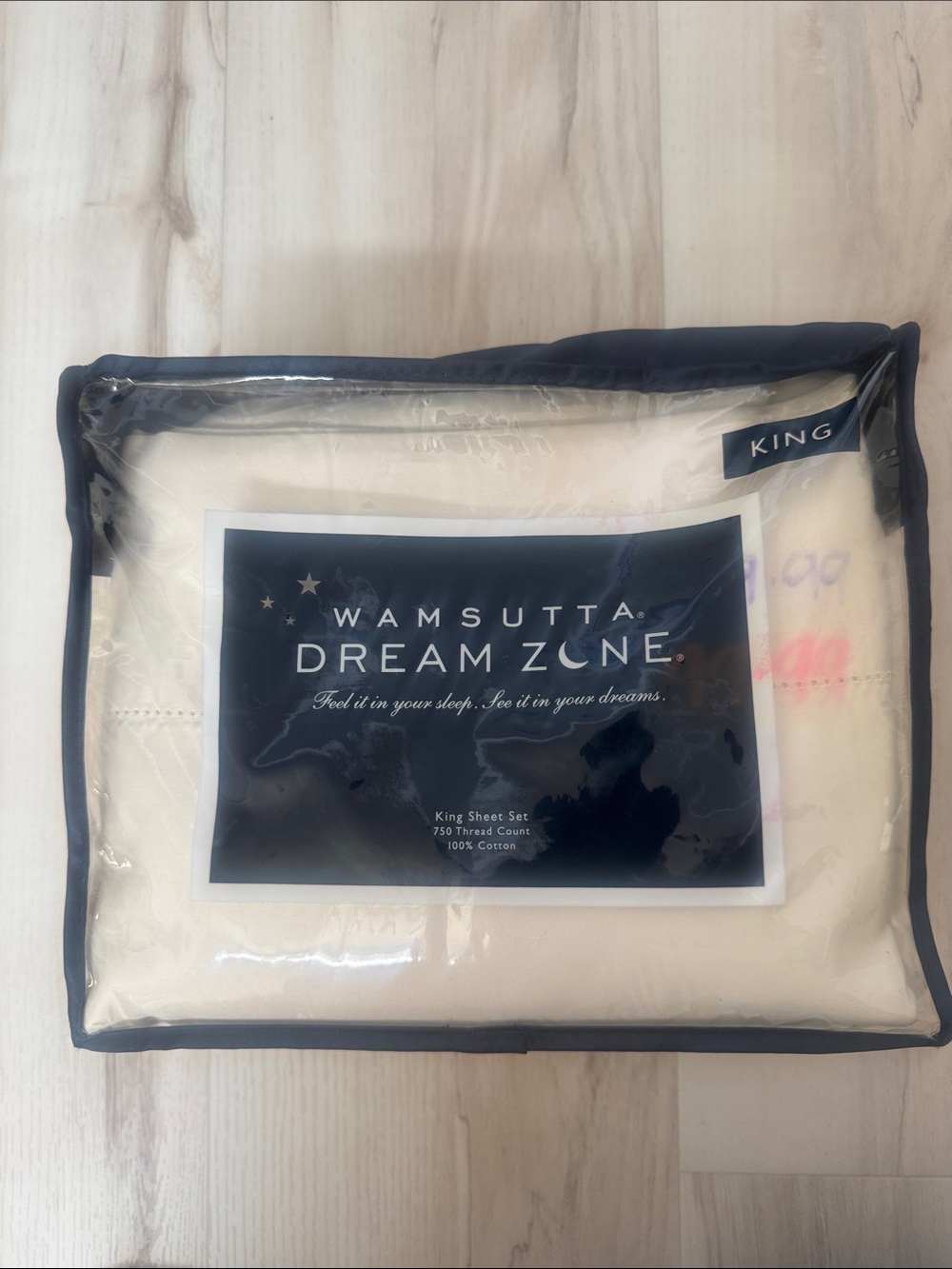 Wamsutta Dream Zone King yellow sheet set